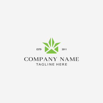 Nature-themed mail logo