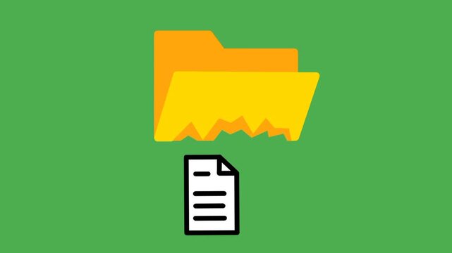 Data leak concept&nbsp;featuring a yellow&nbsp;torn folder spilling&nbsp;confidential documents,&nbsp;representing information&nbsp;exposure, privacy risks, cybersecurity threats,&nbsp;and unauthorized access.