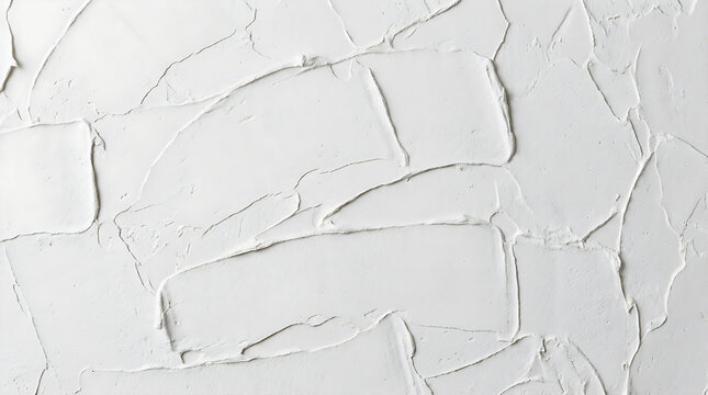 White Decorative Putty Rough Plaster Texture Background