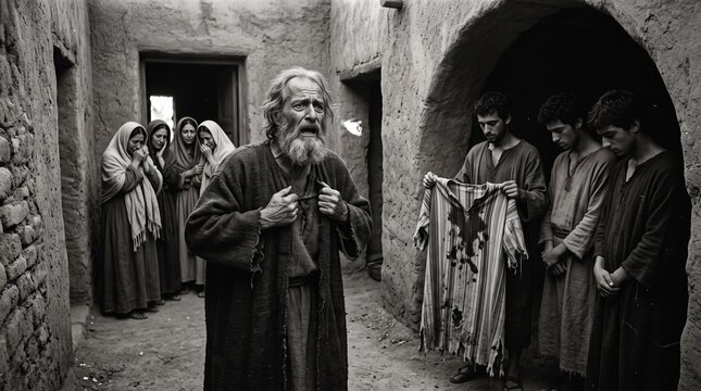 Patriarch Jacob Grieving over Joseph's Blood-Stained Tunic