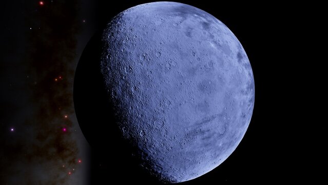 Draugr Exoplanet PSR B1257+12 b Pulsar Planet 8K 3D Render