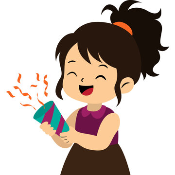 Kid Celebrating New Year
