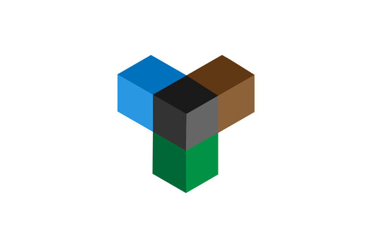 Abstract Geometric Letter Y Icon Vector