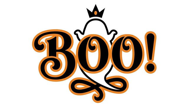 Vintage style illustration of the number 300 with a regal crown flourish