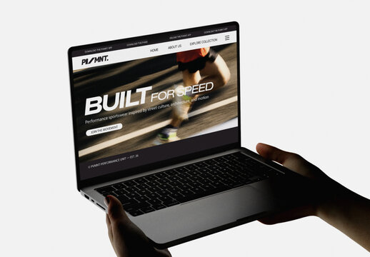 Modern Laptop Mockup
