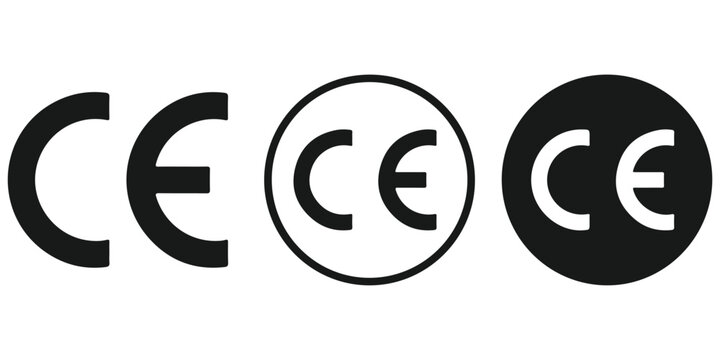 Set of ce marking icons