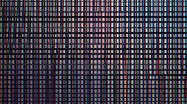 Abstract close up of an LED screen texture background.