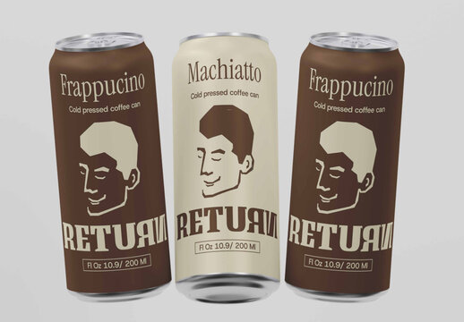 Slim Can Mockup