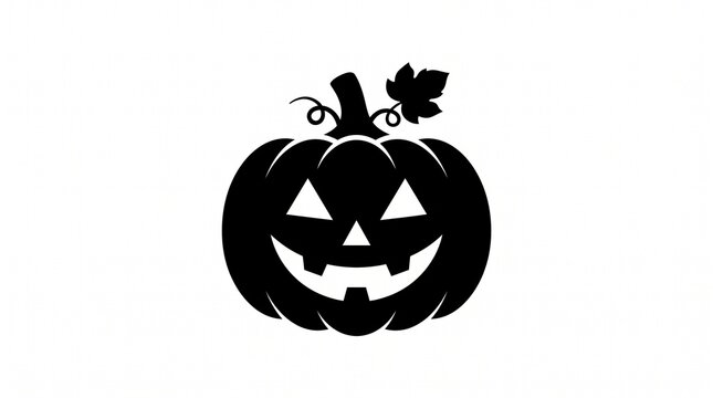 Silhouette jack o lantern