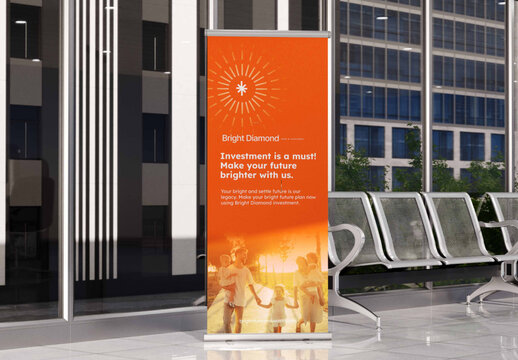Roll Up Banner Mockup
