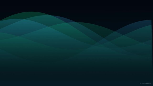 Aerial Drone View Aurora Waves Motion Cinematic 4K Footage With Dynamic Camera Movement For Technology Backgrounds