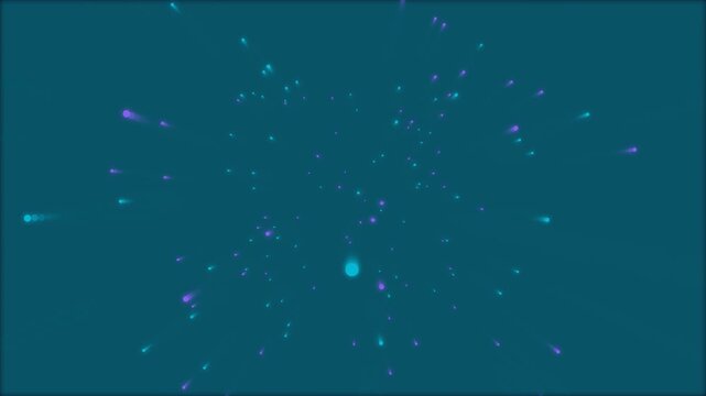 Cinematic 4K Motion Drone View of Fireworks Explosion Over City Skyline During Night With Bright Lights And Dynamic Camera Movement