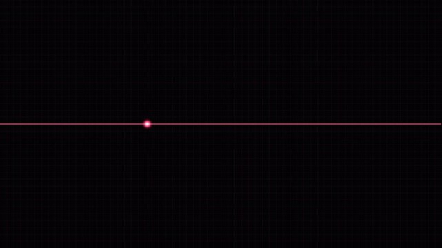 Cinematic Drone View of Heartbeat Monitor With Moving Camera in Medical Environment With Low Light And Technical Style