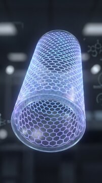 Nanotube Structure Glows with Hexagonal Pattern Science Technology