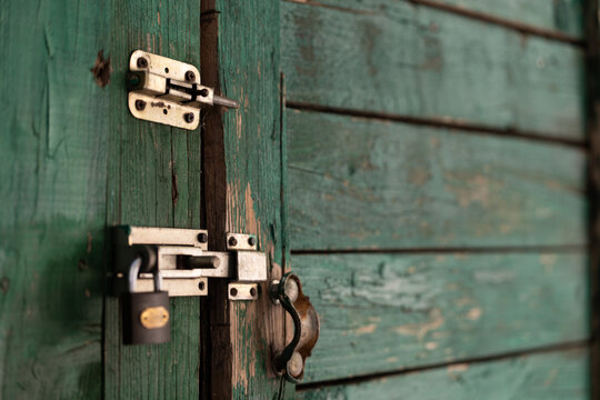 old lock on a door