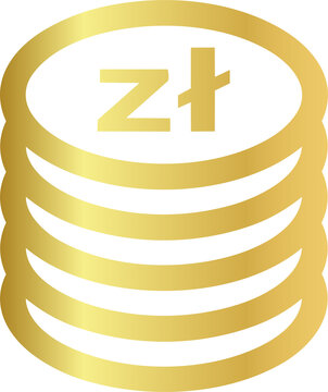 Golden Polish Złoty Currency