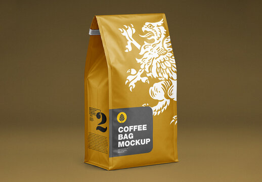 Pouch Packet Mockup for Corporate Branding and Packaging Design