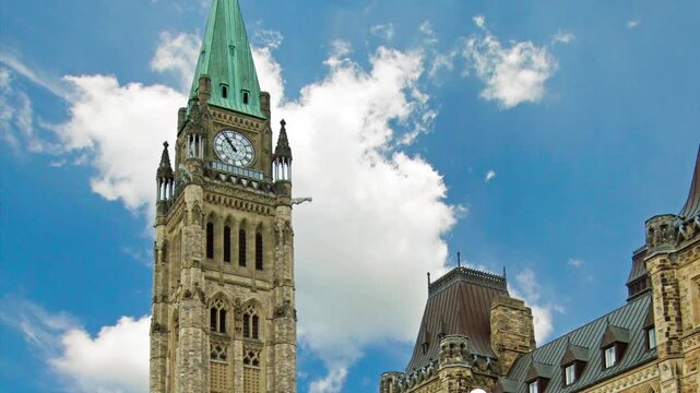 Parliament buildings in Ottawa, Ontario Canada
