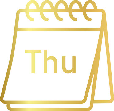 Thursday Calendar Icon
