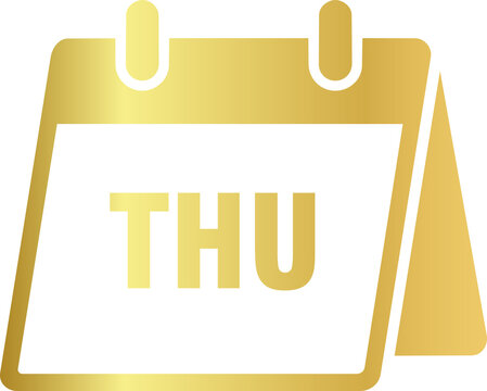 Thursday Calendar Icon