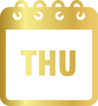 Thursday Calendar Icon