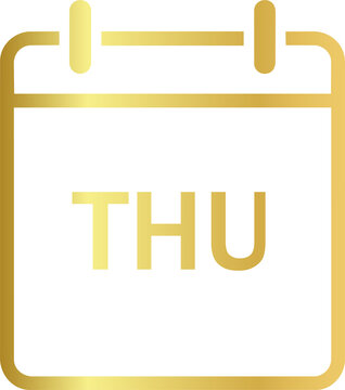 Thursday Calendar Icon