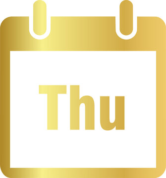 Thursday Calendar Icon