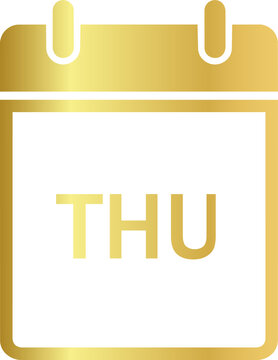 Thursday Calendar Icon