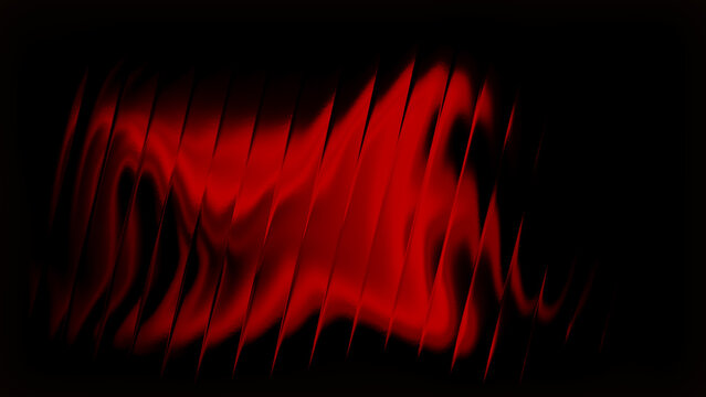 Red Neon Wavy Abstract Background with Dramatic Glowing Texture