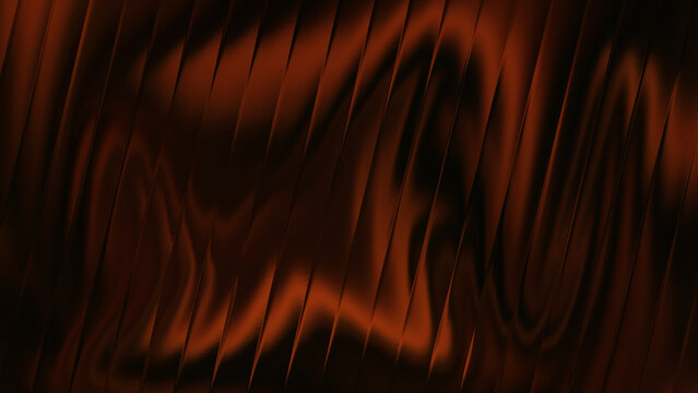 Warm Orange Neon Wavy Abstract Background with Glowing Texture