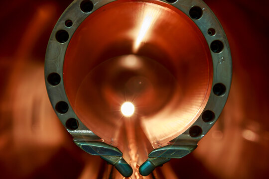 A synchrotron is a type of resonant cyclic charged-particle accelerator.