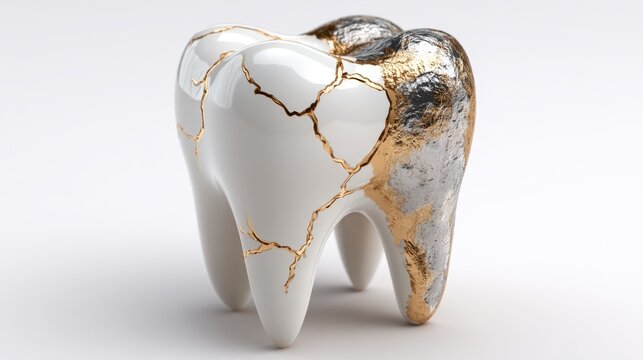 Close-up of a primary tooth cavity before silver diamine fluoride treatment showing severe enamel breakdown