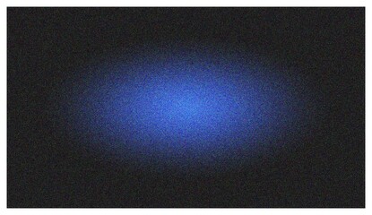 Dark black background with glowing blue oval central spotlight aura vector illustration © Abu