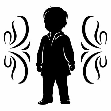  Little boy wearing a stylish kurta pajama
