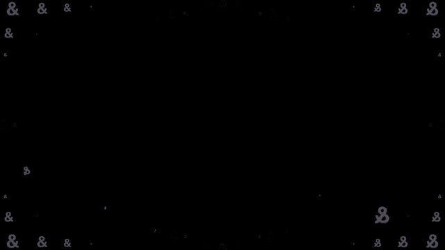 ampersand, and symbol, symbol, punctuation, typography, text, write, character, alphabet, design, object, emoji, animation, motion graphics, black background, isolated, pixel art, retro, 8-bit, game a