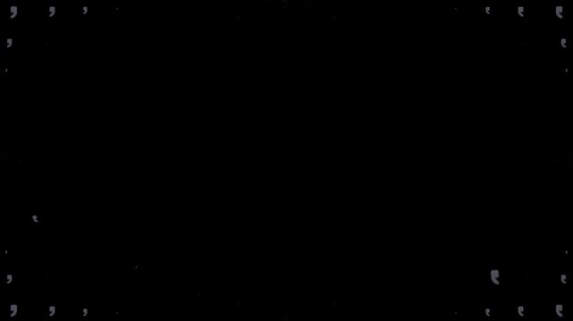 comma, punctuation, mark, grammar, text, writing, typography, symbol, character, language, object, emoji, animation, motion graphics, black background, isolated, pixel art, retro, 8-bit, game asset, d