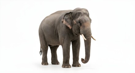 Fototapeta premium elephant isolated on white
