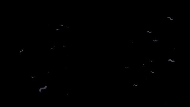 tilde, wavy line, dash, symbol, punctuation, typography, sign, text, design, object, emoji, animation, motion graphics, black background, isolated, pixel art, retro, 8-bit, game asset, digital art