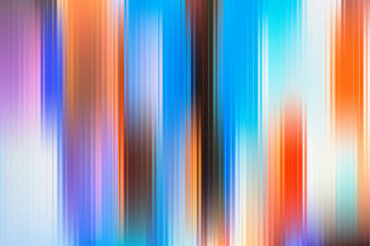 Rippled glass effect background with grainy texture. Striped gradient wallpaper. Vertical lines backdrop. Organic colors, noisy texture, natural, contemporary aesthetic design.