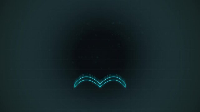Digital Book Data Transformation Infographic Animation