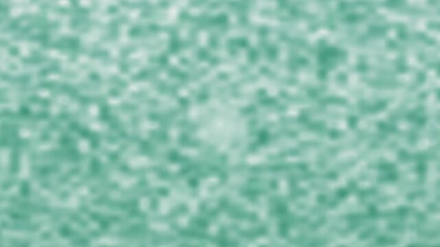 Mint green digital noise texture. 2d animation