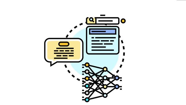 Developing artificial intelligence knowledge and processing data points, visualizing machine learning algorithms and collecting online information for educational resources