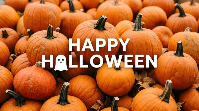 Celebrate the spooky season with a vibrant display of pumpkins a classic symbol of halloween festivities and autumn joy