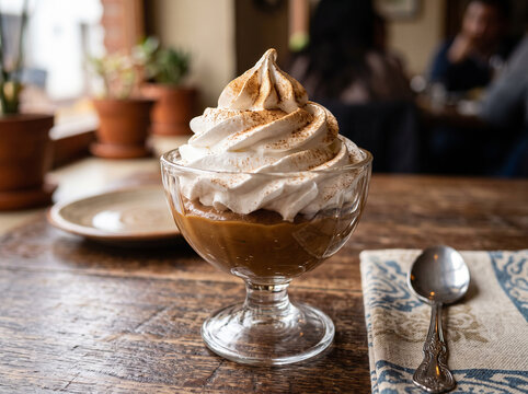 Peruvian Suspiro a la Lime&ntilde;a Dessert with Dulce de Leche and Meringue
