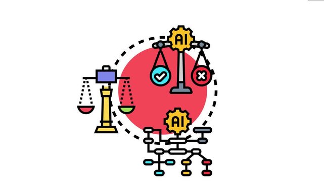 Artificial intelligence transforming legal processes, balancing ethical decisions, and ensuring fairness in judicial systems through innovative technology and data analysis