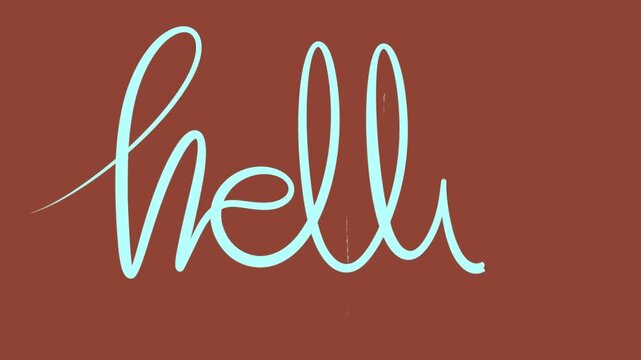Hello Fall Autumn Animation