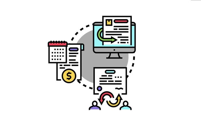 Digital process managing law service quotations, involving online request submission, appointment scheduling, cost estimation, and client communication for legal service agreements