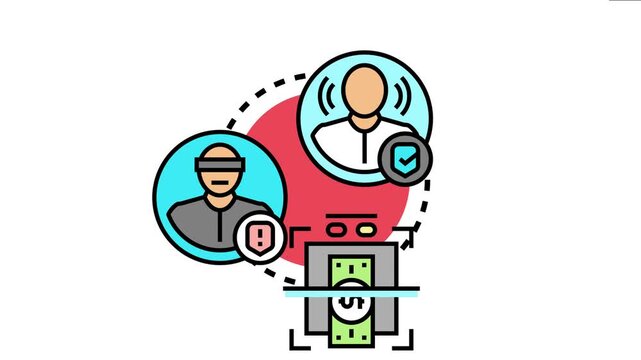 Vector depicting the process of verifying a legitimate website origin and checking user identity for secure online transactions, preventing fraud and protecting personal data