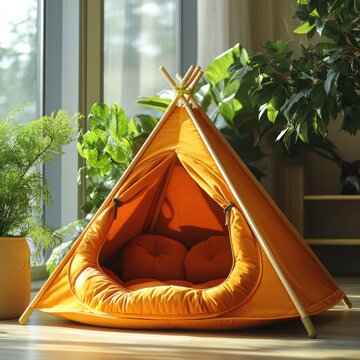 Cozy Cat Tent with Cushion