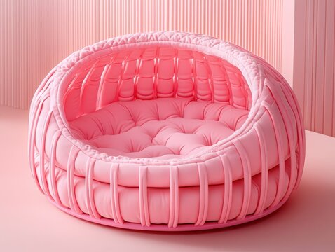 Pink Pet Bed